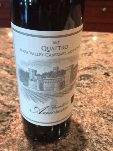 2017 Castello Di Amorosa Quattro Cabernet Sauvignon Vivino US