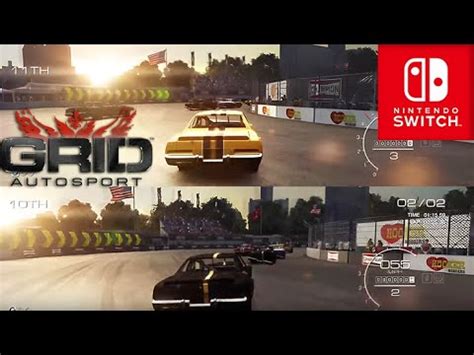 Grid Autosport Nintendo Switch Splitscreen Gameplay Youtube