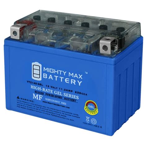 Mighty Max Battery 12 Volt 11 2 Ah 230 CCA GEL Rechargeable Sealed Lead