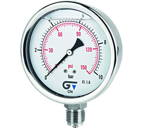 Genebre Pressure Gauge With Glycerine Bottom Connection Npt Thread