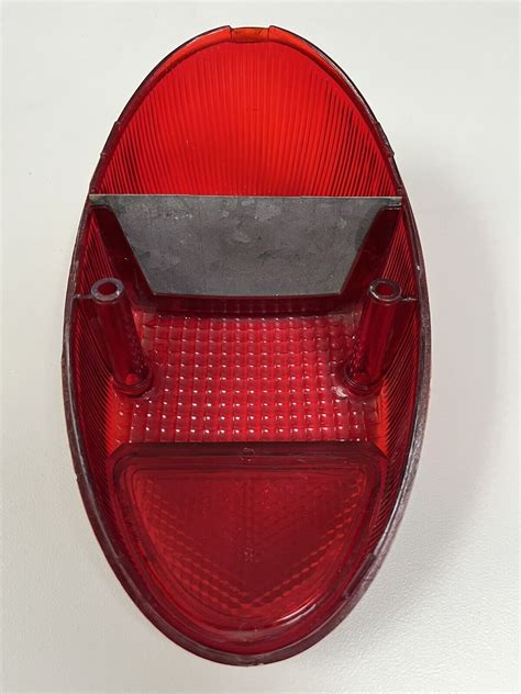 Vtg Tail Light Lamp Lens Vw Beetle Bug Type Aircooled Oem