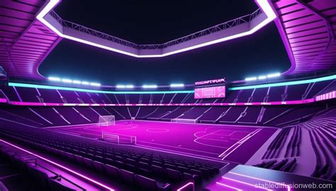 Compact Football Stadium Interior | Stable Diffusion Online