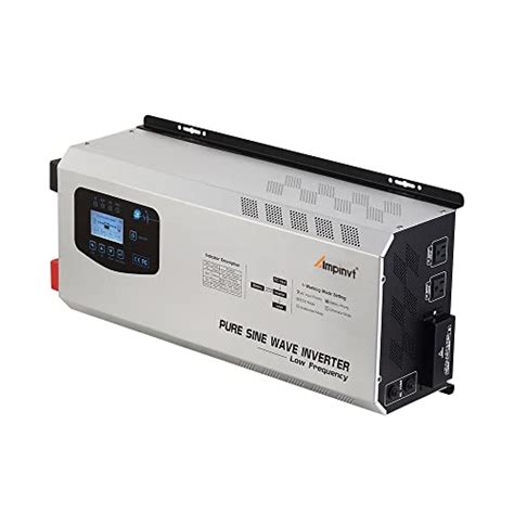 Ampinvt 6000w Peak 18000w Pure Sine Wave Inverter 48v Dc To 120v 240v Ac Split Phase Output