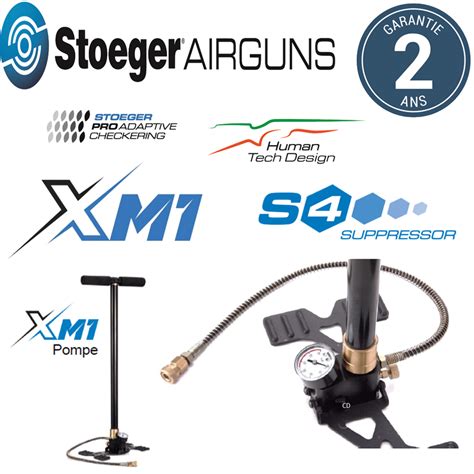 Pack Ultra Complet Stoeger Airguns Xm1 PCP 20 Joules Air comprimé