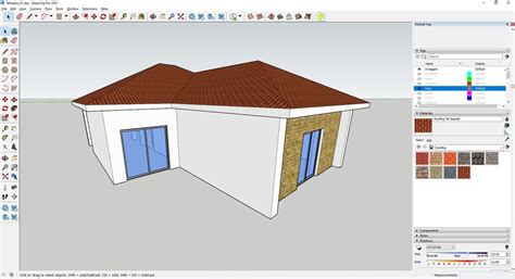 Como Modelar Um Telhado V Rias Guas No Sketchup Sem Plugins