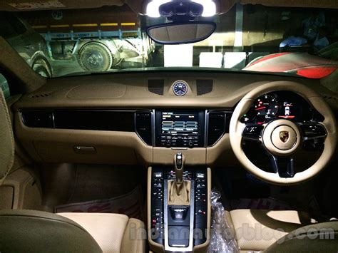 Porsche Macan dashboard in India