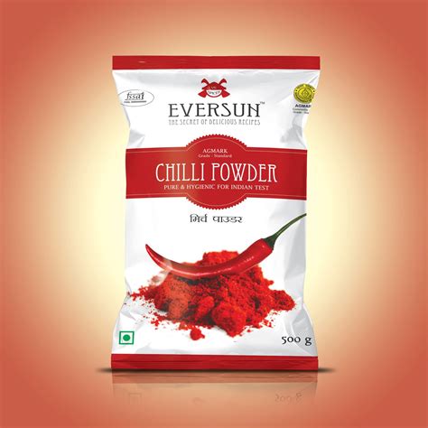 Eversun Red Chilli Powder Packaging 10 Kg Rs 180 Packet V K