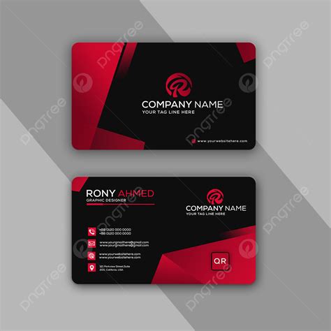 Creative And Modern Business Name Card Design Template Download On Pngtree