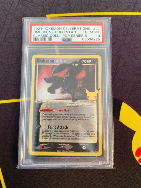 Pokemon Celebrations Umbreon Gold Star Psa 10 Kaufen Auf Ricardo