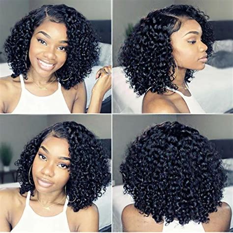 short curly bob hairstyles  black women