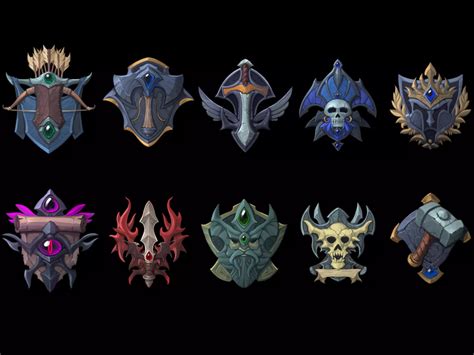 Rpg Guilds Badges D Icons Unity Asset Store In Badge