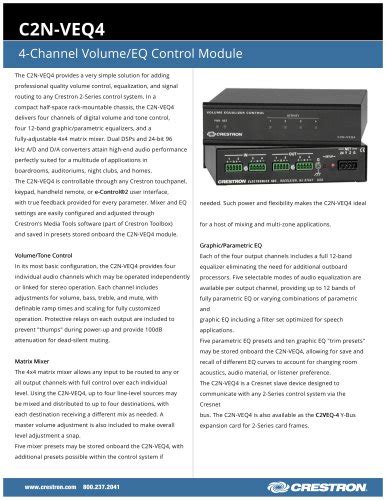 Crestron Lighting Control Modules Shelly Lighting