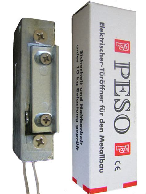 PESO 300 oAW 6 12 V AC DC elektrischer Türöffner mit Entriegelung und