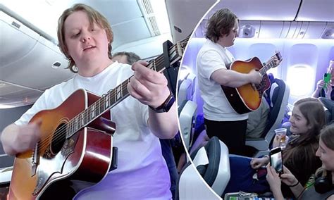 Lewis Capaldi Surprises Fans On British Airways Flight With A Live