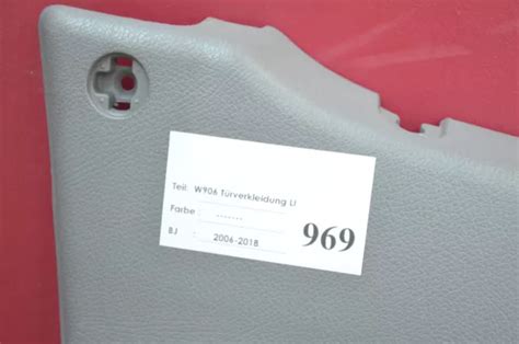 Original Mercedes Sprinter W906 Vw Crafter Door Trim Drivers Door Left £4236 Picclick Uk