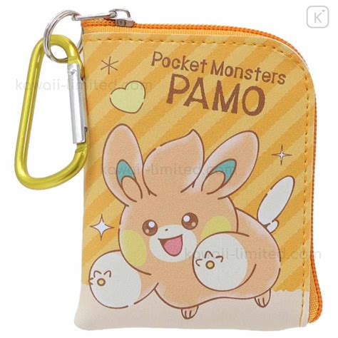 Japan Pokemon Mini Pouch Carabiner Pawmi Kawaii Limited