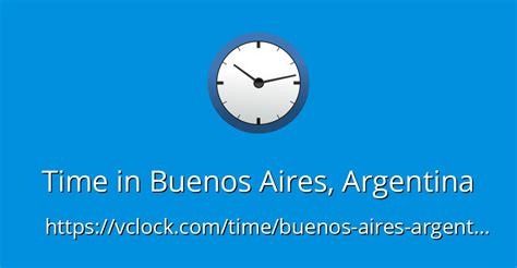 Time in Buenos Aires, Argentina - vClock