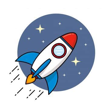 Rocket illustration clipart png images rocket vector illustration ...