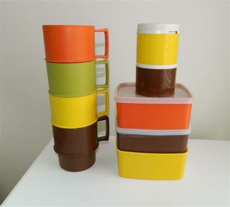 1970s Tupperware Set By Bluebirdsshop On Etsy