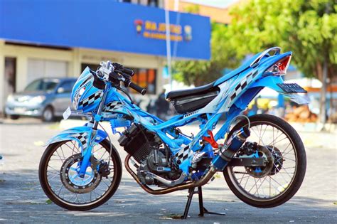 Gambar Kartun Motor Satria Fu