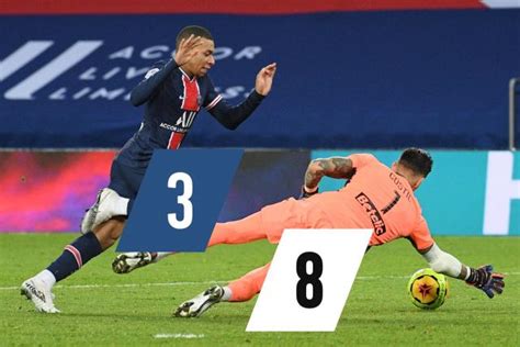 Les notes de PSG Bordeaux Costil impérial Mbappé en échec Foot