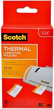 Scotch Thermal Laminating Pouches Premium Quality Mil Thick For