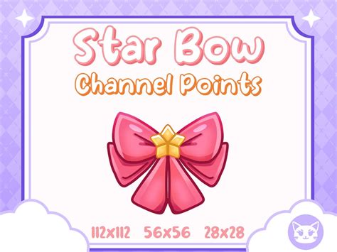 Bow Badges Channel Points Twitch Badges Kawaii Streaming Package - Etsy