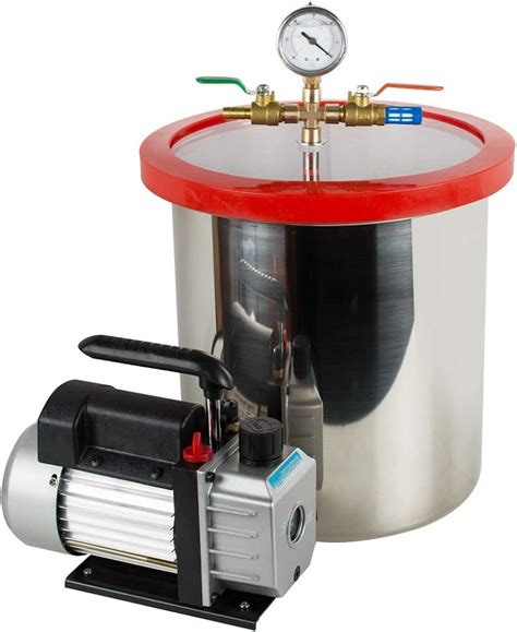 VEVOR Gallon Vacuum Degassing Chamber Kit Stainless Steel 47 OFF