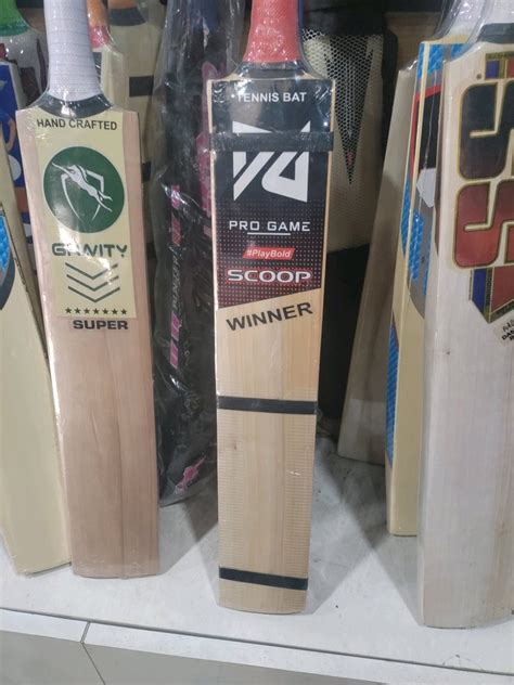 Kashmir Indian Willow Standard Handle Scoop Tennis Cricket Bat Size