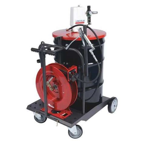 Lincoln 279091 206316 Portable Grease Pump With Gun 30 Ft Hose