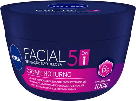 Creme Hidratante Facial Nivea Noturno Beleza Na Web