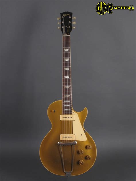 Gibson Les Paul Standard 1952 Goldtop Gold Metallic Guitar For Sale