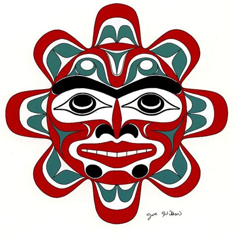 Coast Salish Art Sun Native Artwork Native American Art Native Art