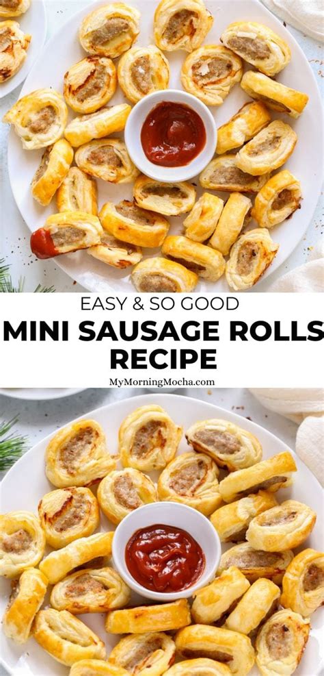 Mini Sausage Rolls (Perfect For Parties) - My Morning Mocha