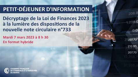 Petit D Jeuner D Information Sur Le D Cryptage De La Loi De Finances