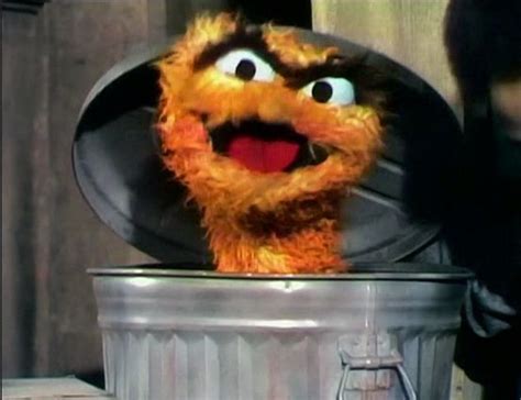 Oscar the Grouch was originally orange. | Oscar the grouch, Sesame ...