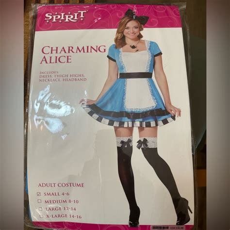 Spirit Other Spirit Halloween Womens Adult Charming Alice Costume