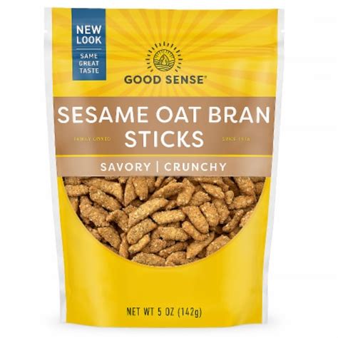 Good Sense Sesame Oat Bran Sticks Savory Crunchy 5 Oz 142 G 5 Oz