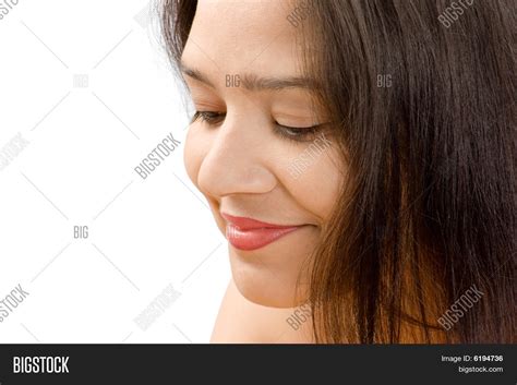 Shy Smile Beautiful Image And Photo Free Trial Bigstock