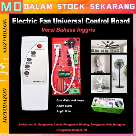 Jual Stok Tersedia Versi Bahasa Inggris Modul Pcb Kipas Angin Yundai