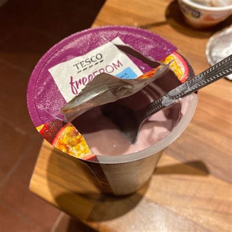 Tesco Soya Alternative To Raspberry Passion Fruit Yoghurt Reviews