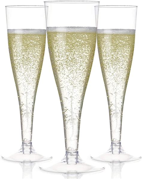 Buy Plastic Champagne Flutes Disposable Clear Plastic Champagne