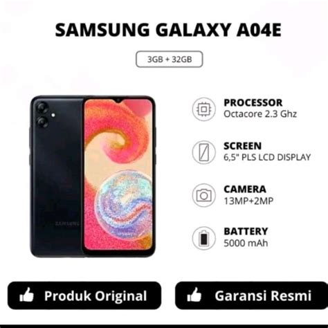 Jual Samsung Galaxy A04e Smartphone 3 32gb Garansi Resmi Di Seller