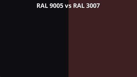 Ral 9005 Vs 3007 Ral Colour Chart Uk