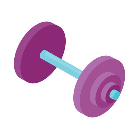 Dumbbell Icon Cartoon Style Vector Art At Vecteezy