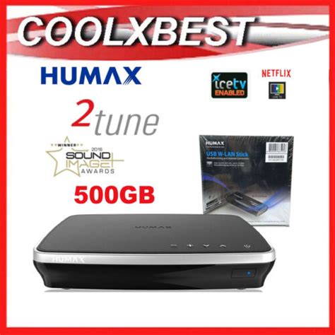 Humax Tune Hdr T Twin Hd Tuner Set Top Box Quad Recorder Gb Hdd