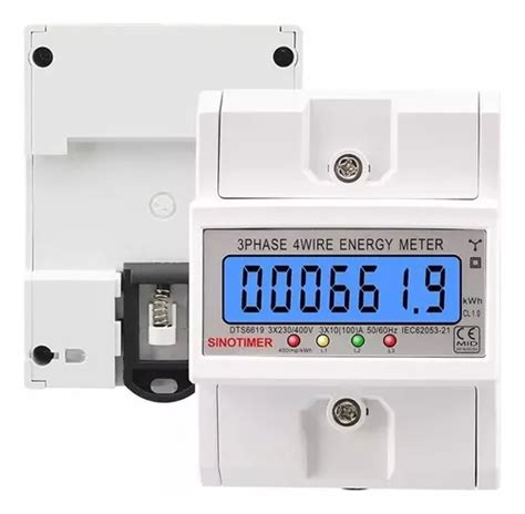 Medidor De Energia kwh Dts353 100a Trifásico 220 380v