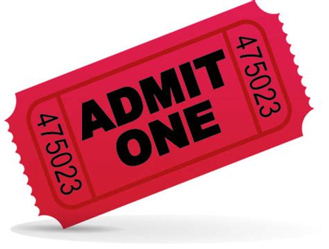 Download High Quality ticket clip art admit one Transparent PNG Images ...