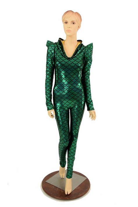 Mardi Gras Dragon Hood Catsuit | Coquetry Clothing