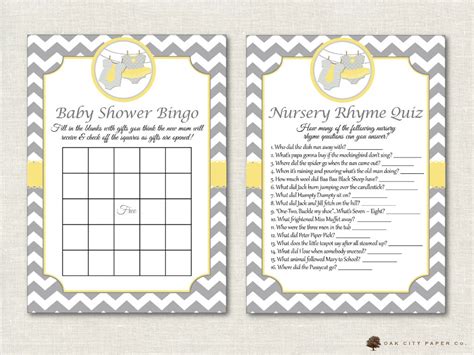 Twin Baby Shower Games Twin Shower Games Baby Shower Games - Etsy